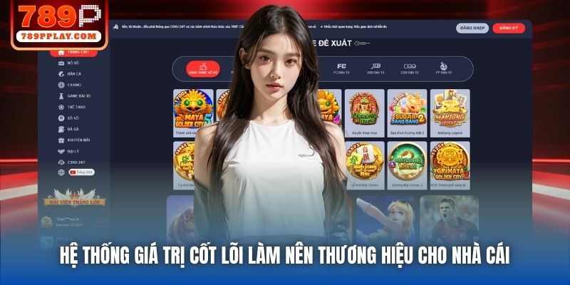 Hệ thống giá trị cốt lõi làm nên thương hiệu cho nhà cái
